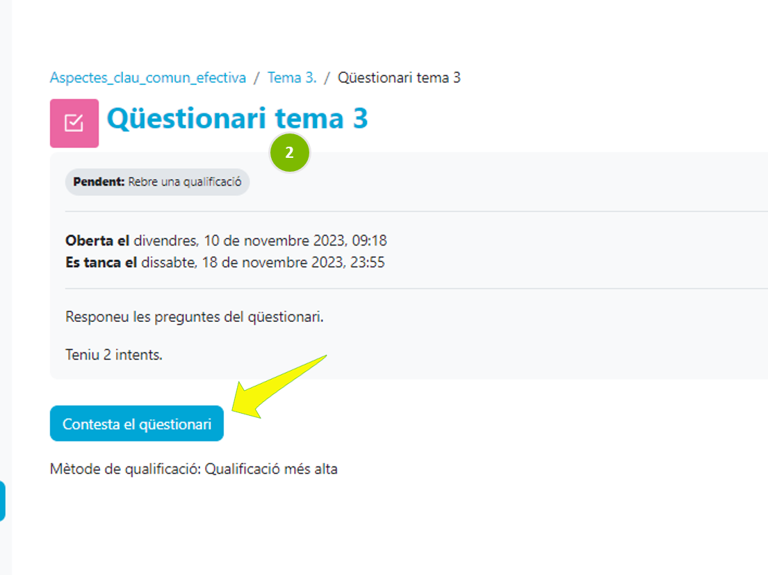 Qüestionari Contesta