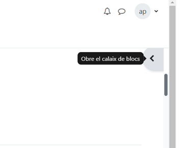 Obrir bloc lateral dret